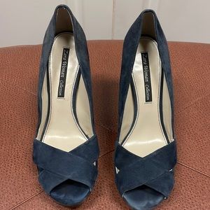 Zara blue suede pumps size 41